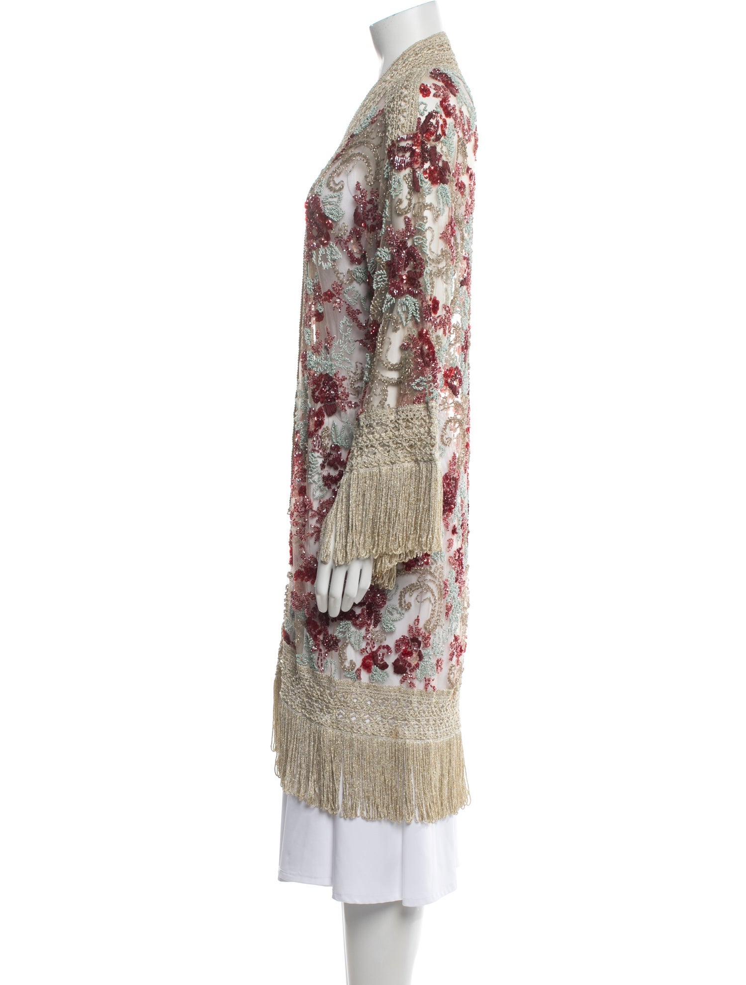 PatBO Floral Print Evening Jacket
