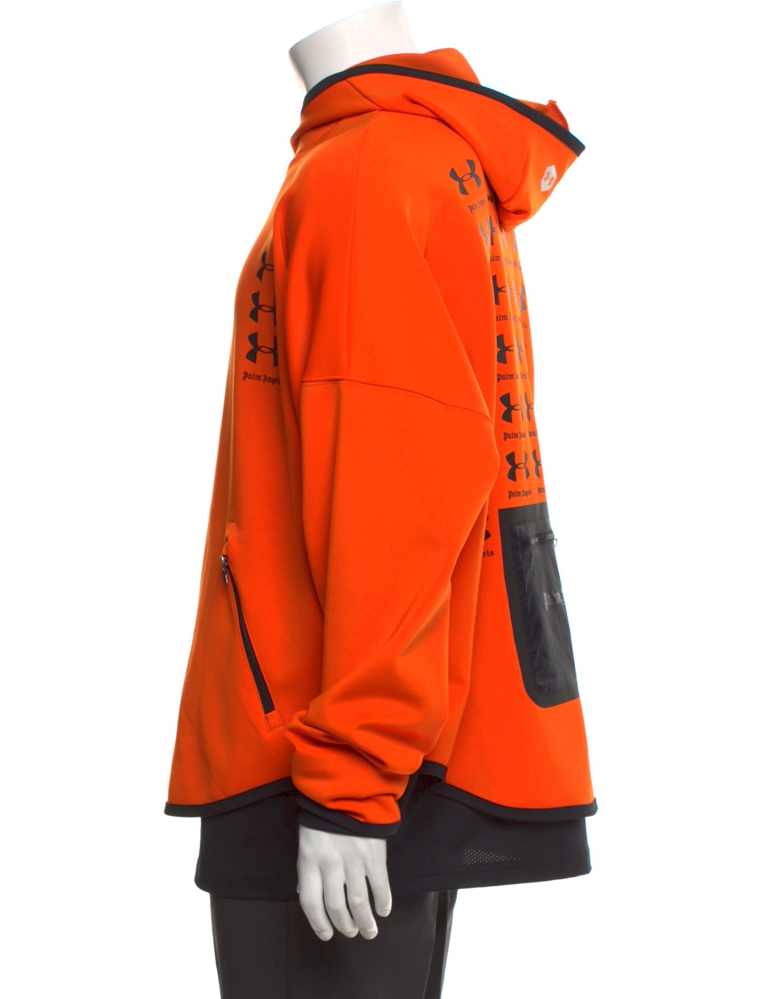 Palm Angels x Under Armour Graphic Print Crew Neck Hoodie w/ Tags