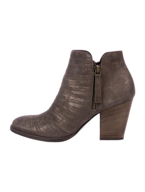 Paul Green Suede Boots Green