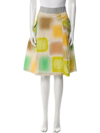 Pazuki Tie-Dye Print Knee-Length Skirt