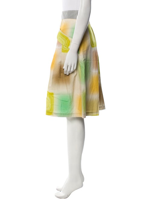 Pazuki Tie-Dye Print Knee-Length Skirt