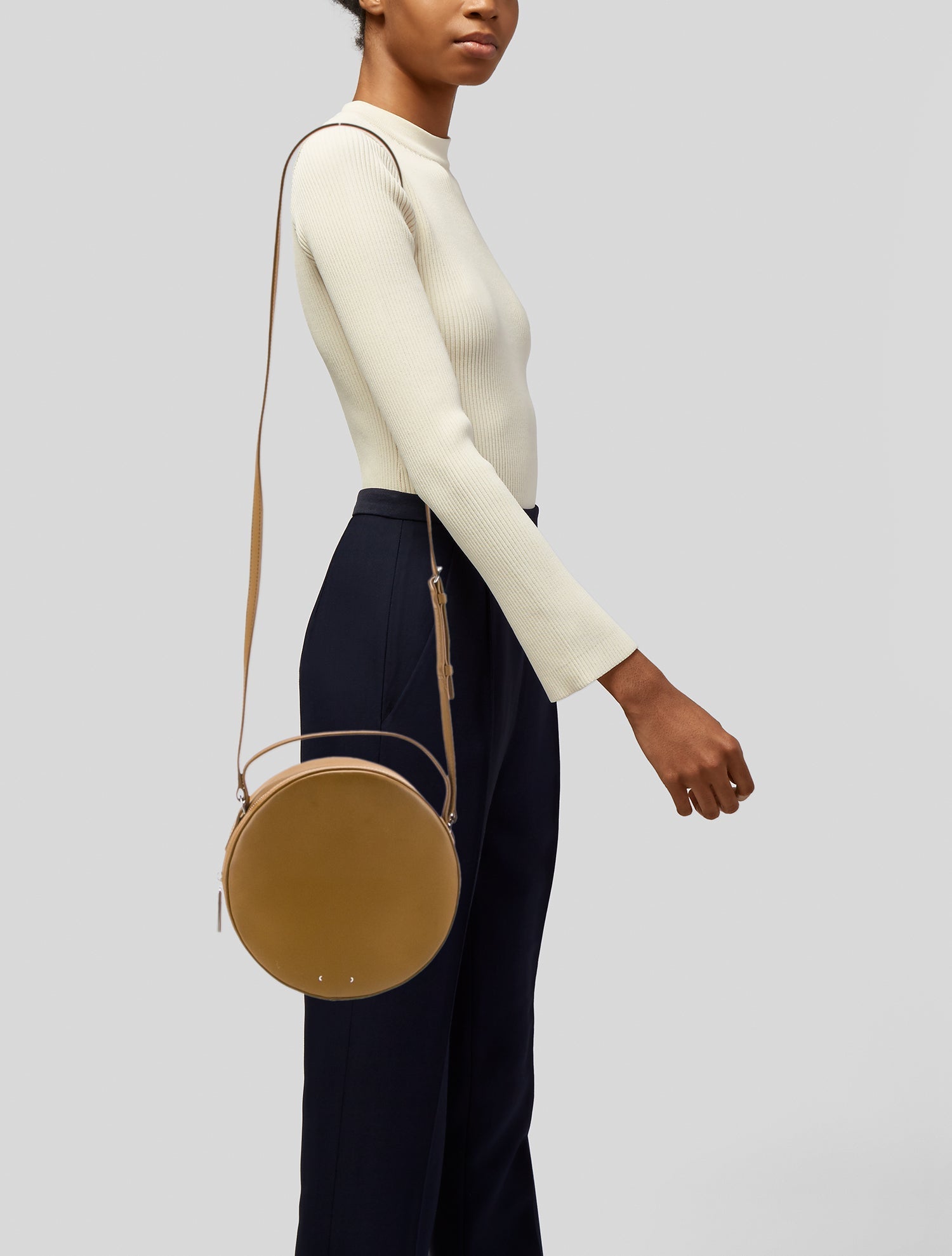 PB 0110 Leather Top Handle Bag