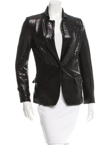 Plein Sud Sequin Single-Breasted Blazer