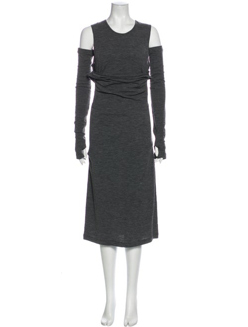 Plein Sud Wool Midi Length Dress Wool