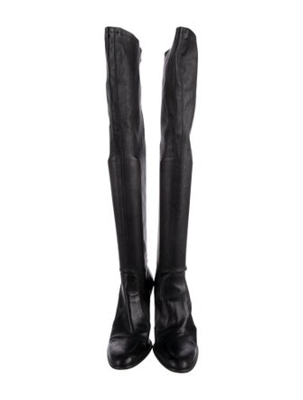 Plein Sud Leather Sock Boots
