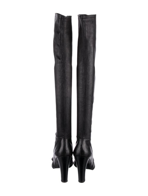 Plein Sud Leather Sock Boots