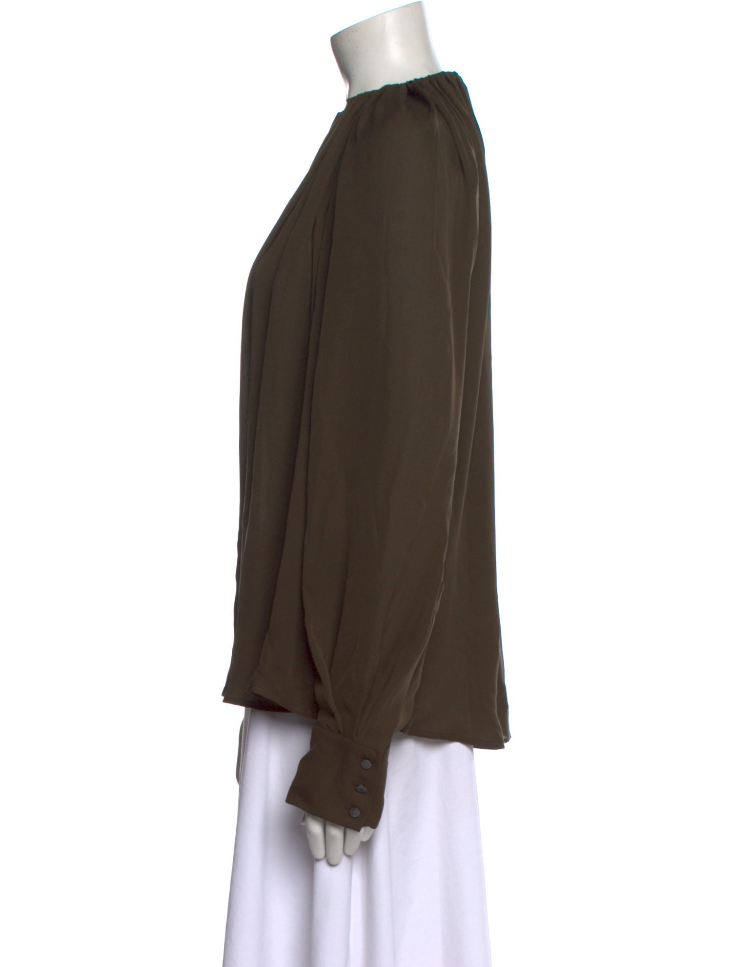 Plein Sud Silk V-Neck Blouse