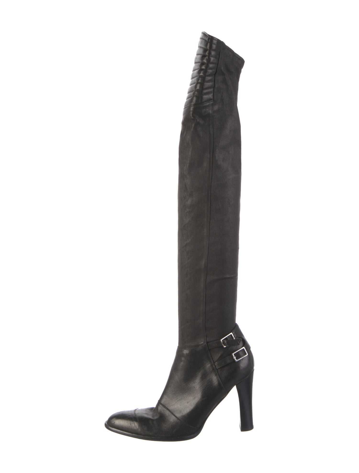 Plein Sud Leather Sock Boots