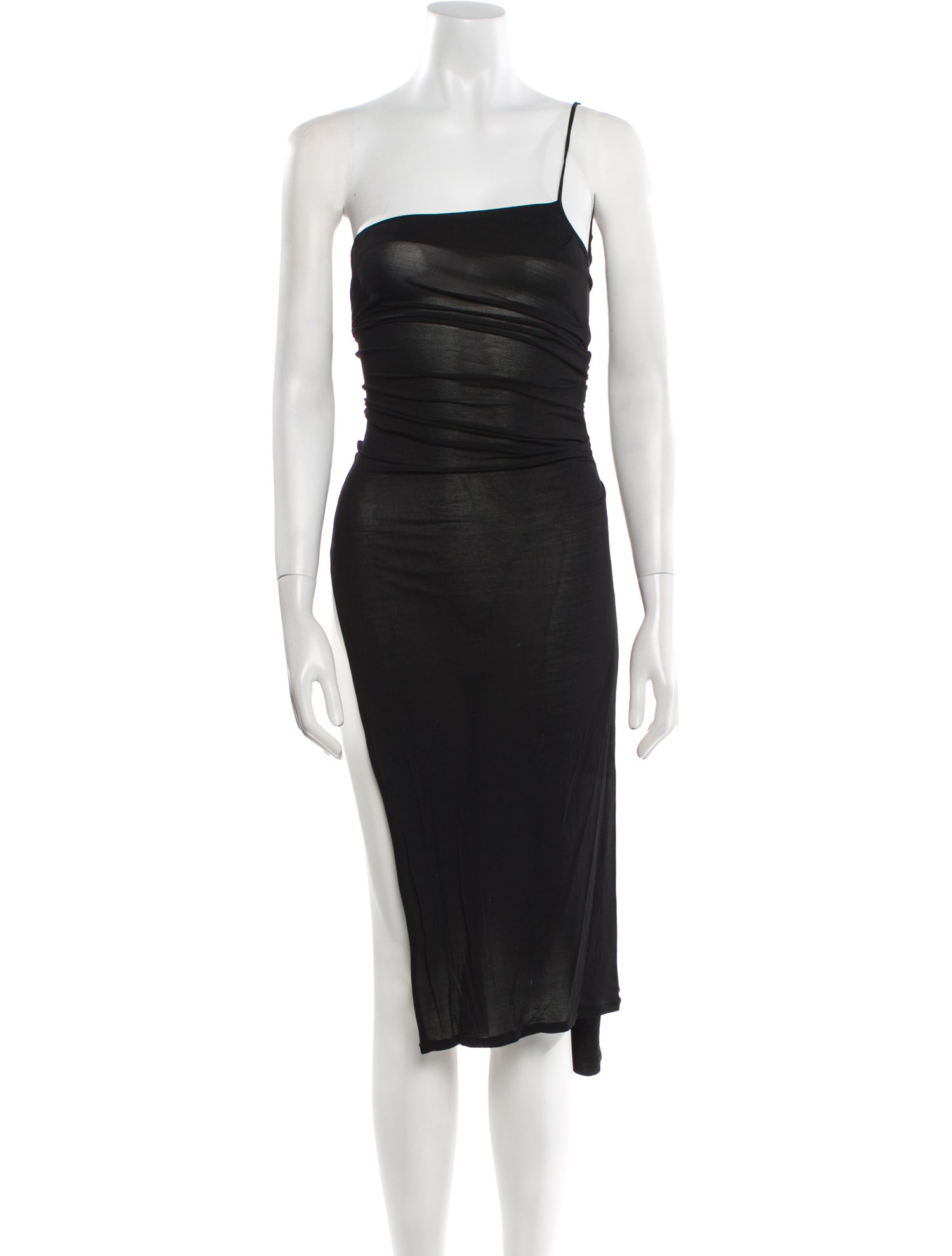 Plein Sud One-Shoulder Midi Length Dress