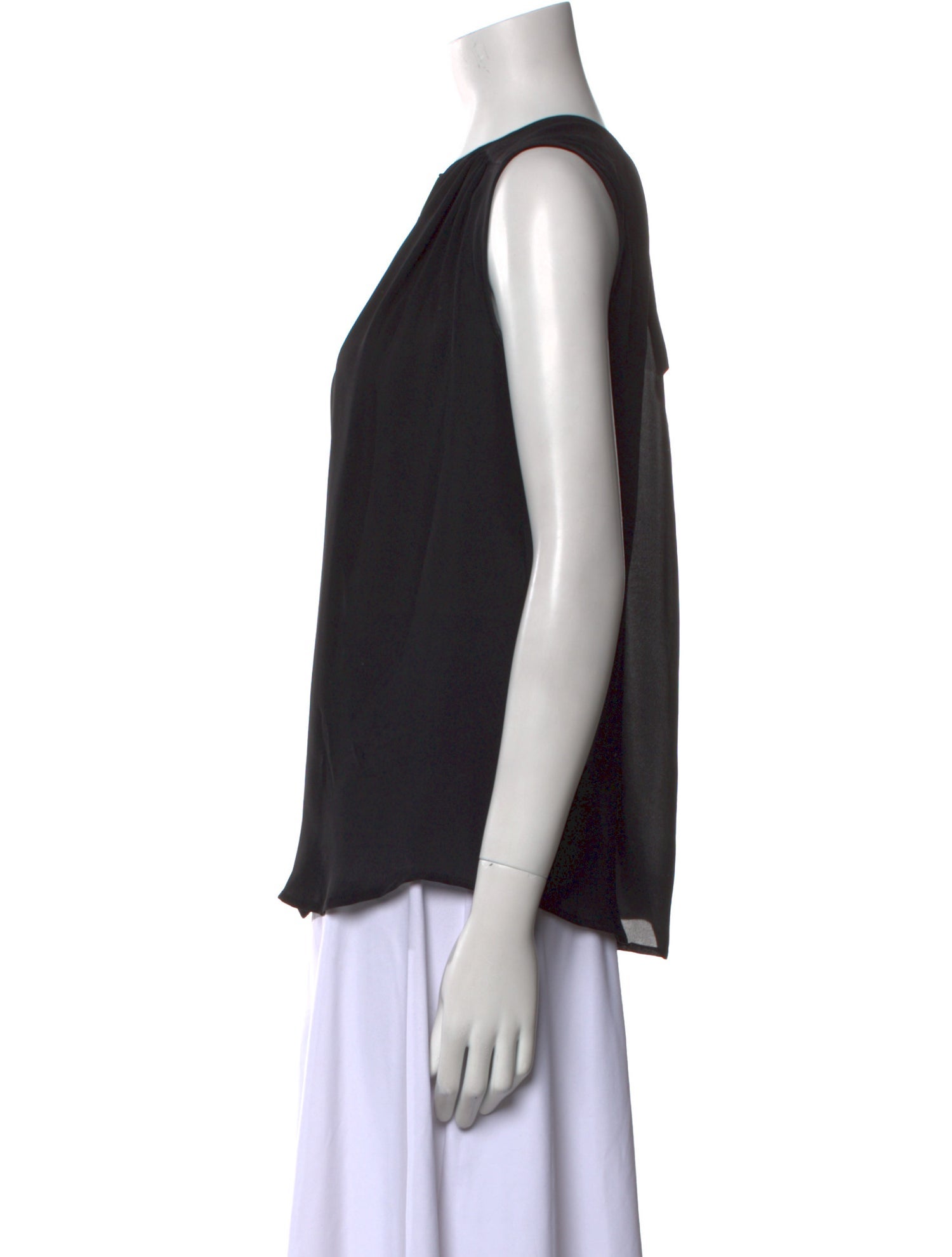 Plein Sud Silk V-Neck Blouse