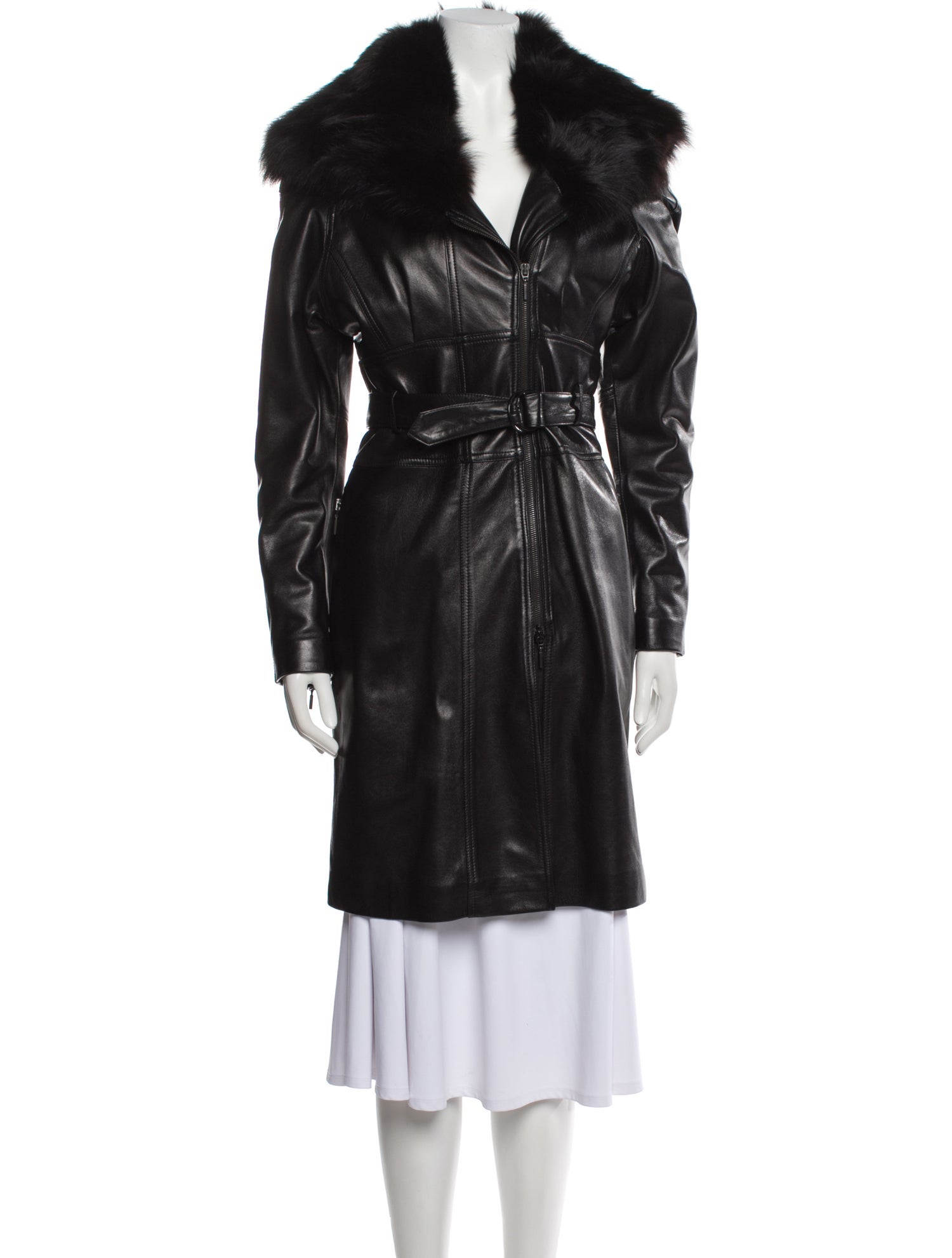 Plein Sud Vintage Late 1990's - Early 2000's Fur Coat