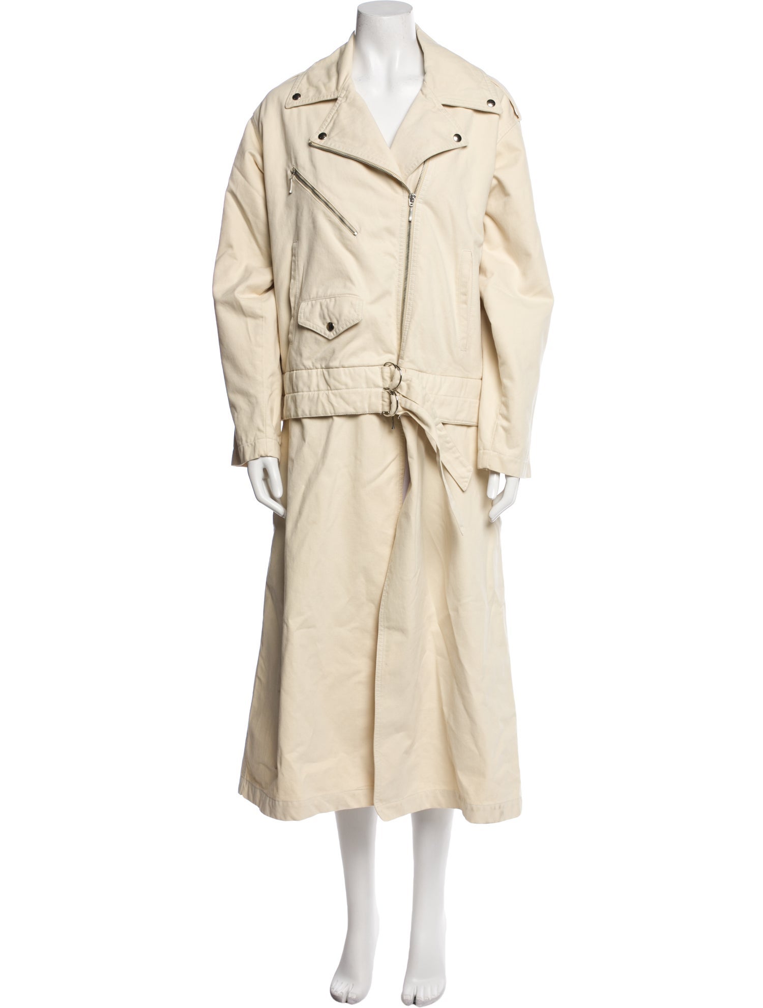 Plein Sud Vintage Jeans Trench Coat