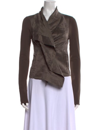 Plein Sud Cowl Neck Long Sleeve Top