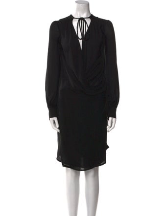 Plein Sud Silk Knee-Length Dress