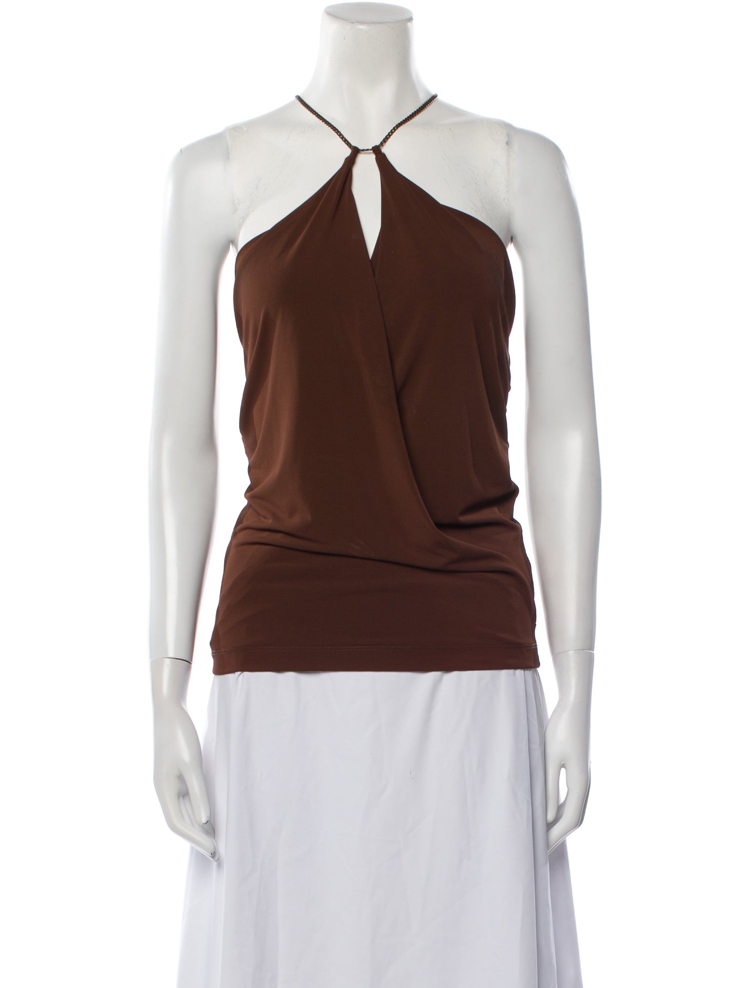 Plein Sud V-Neck Sleeveless Top