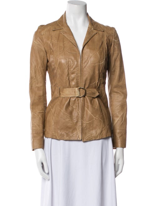 Plein Sud Leather Blazer