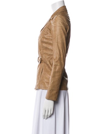 Plein Sud Leather Blazer