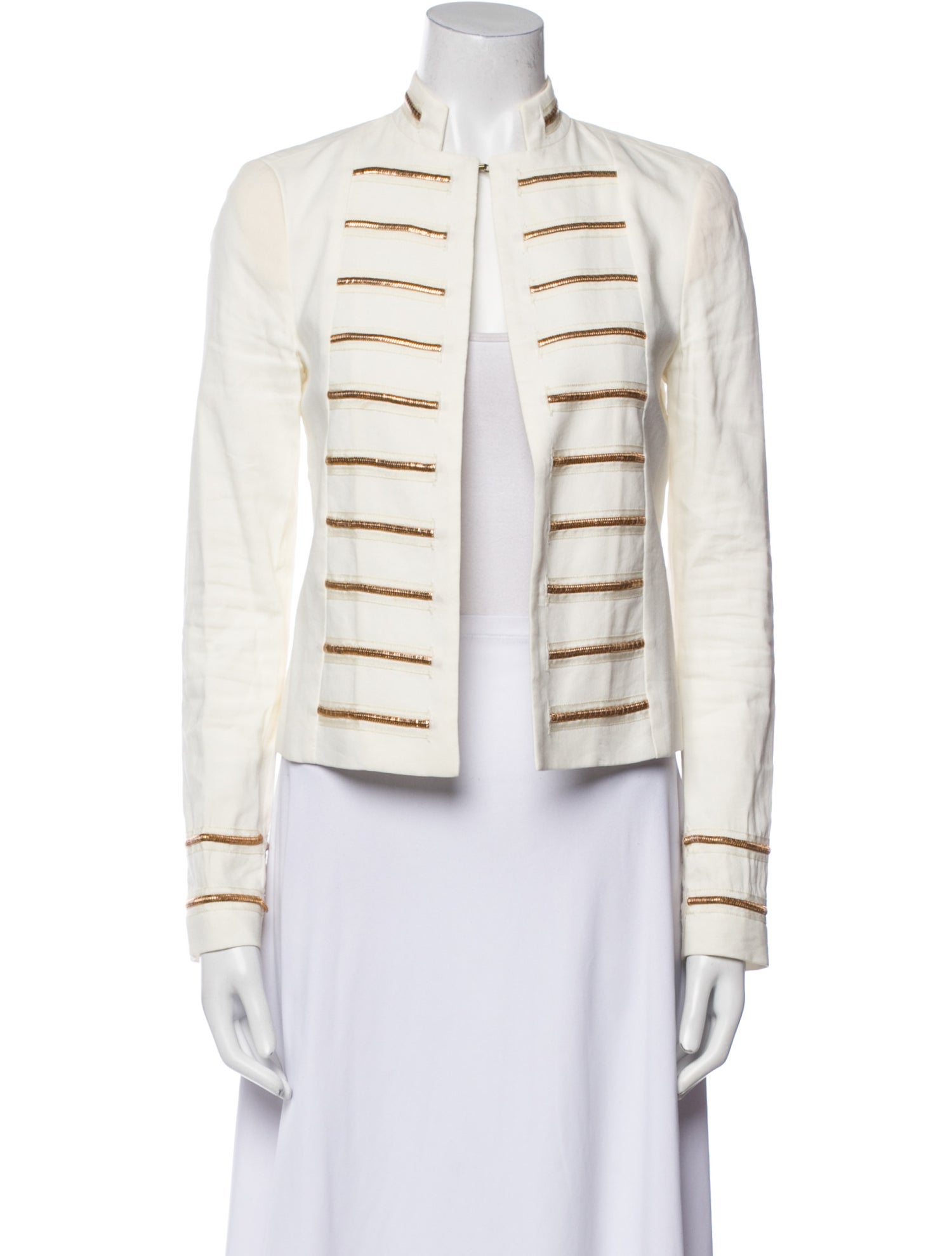 Plein Sud Linen Striped Jacket