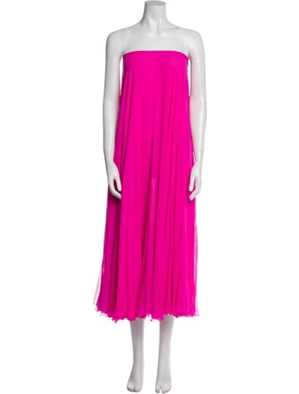 Plein Sud Silk Midi Length Dress