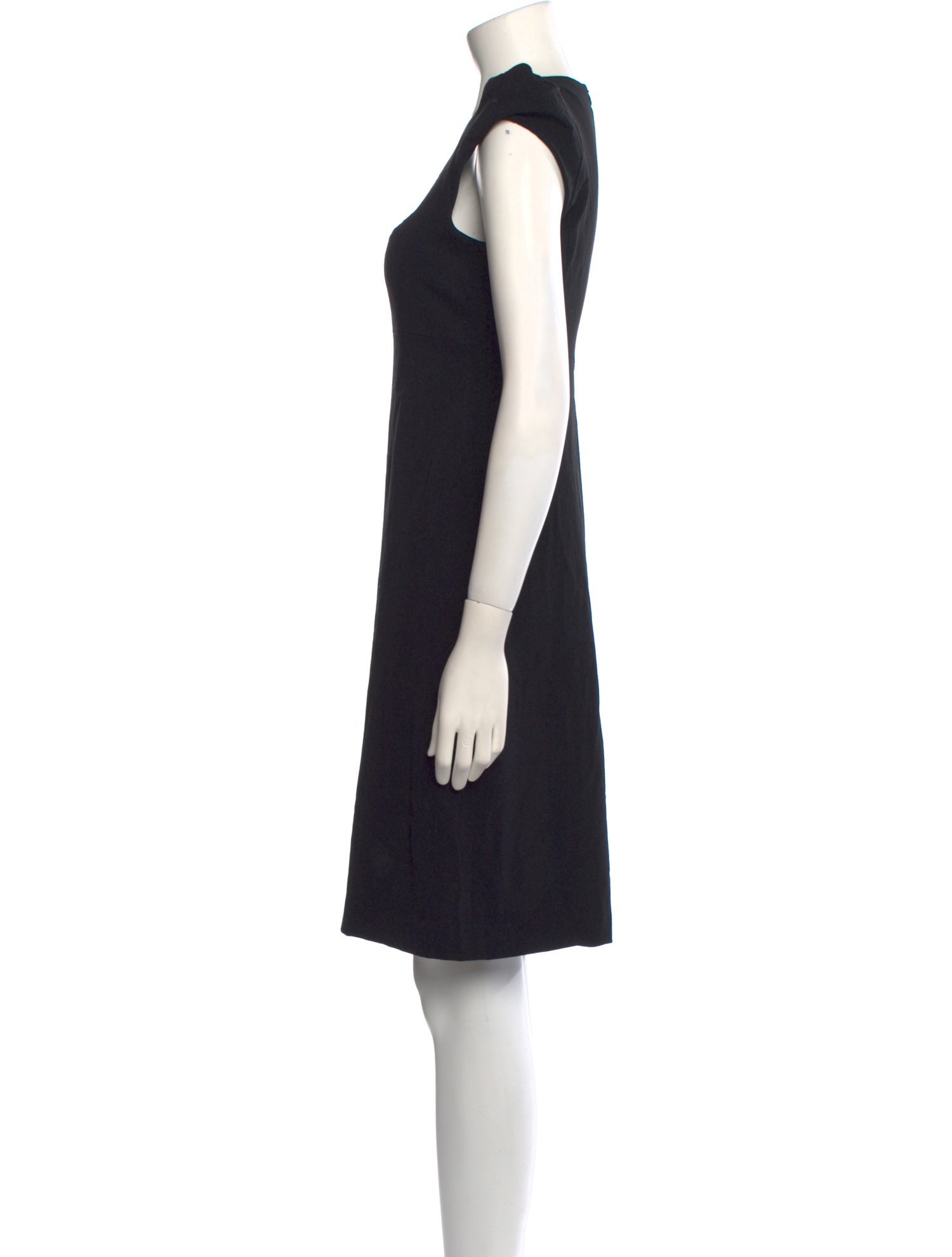 Plein Sud Square Neckline Knee-Length Dress