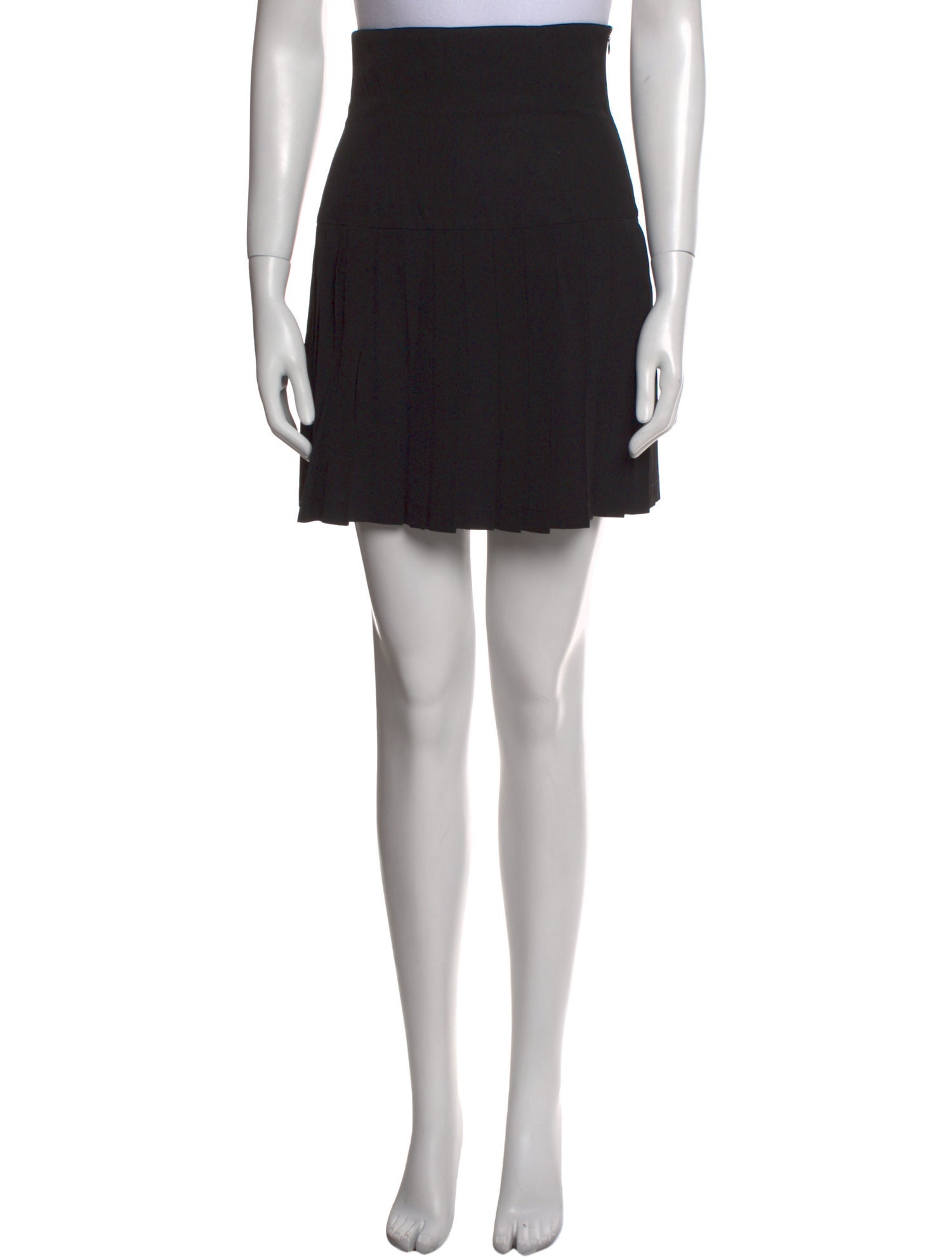 Plein Sud Pleated Accents Mini Skirt