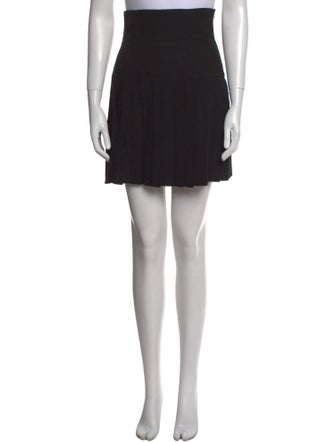 Plein Sud Pleated Accents Mini Skirt