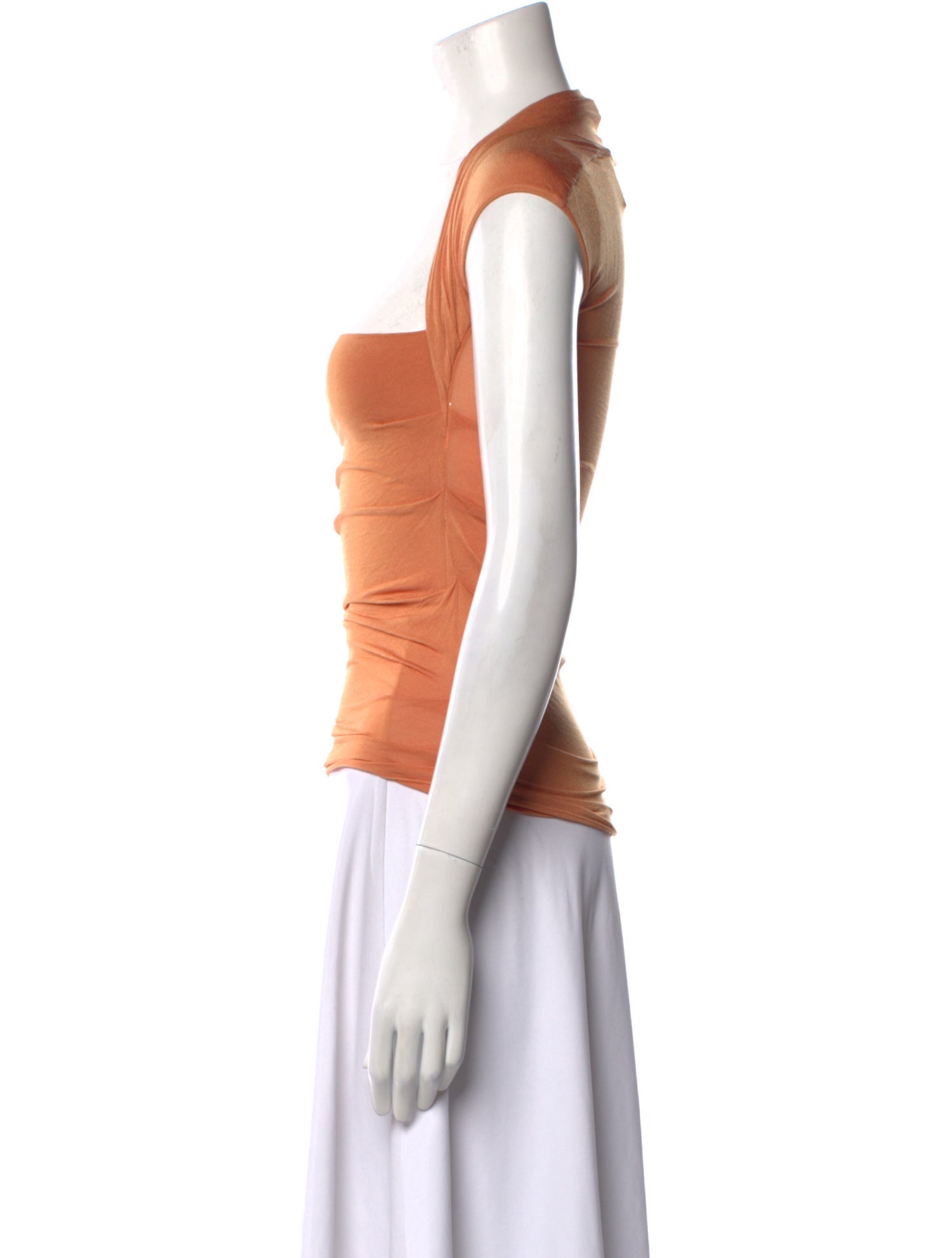 Plein Sud Square Neckline Sleeveless Crop Top