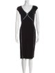 Plein Sud V-Neck Knee-Length Dress