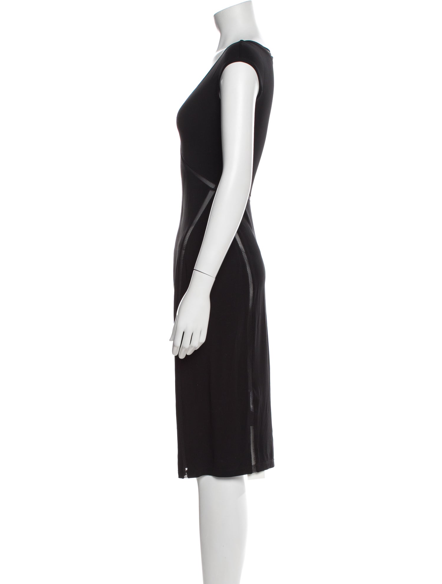 Plein Sud V-Neck Knee-Length Dress