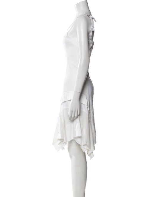 Plein Sud Square Neckline Knee-Length Dress