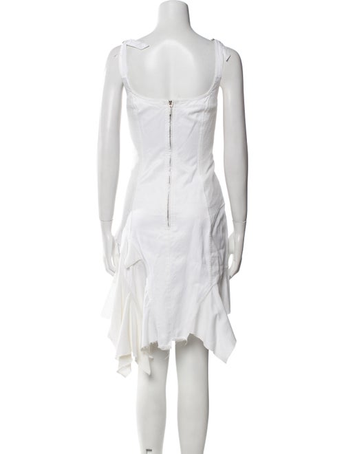 Plein Sud Square Neckline Knee-Length Dress