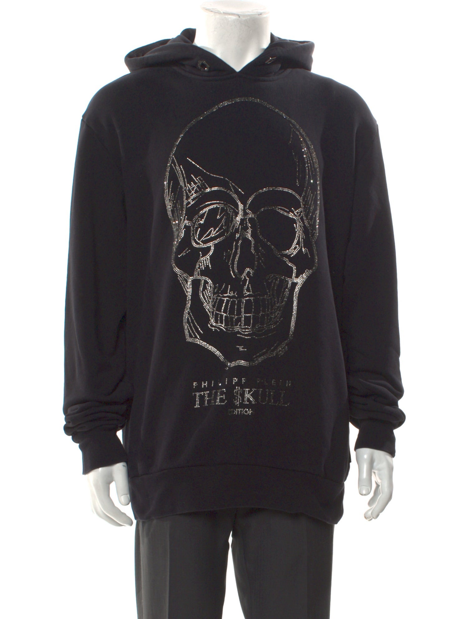 Plein Sud Graphic Print Crew Neck Hoodie