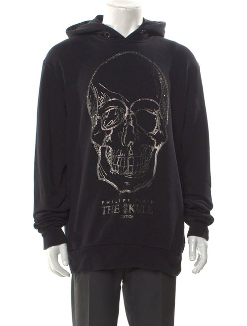 Plein Sud Graphic Print Crew Neck Hoodie