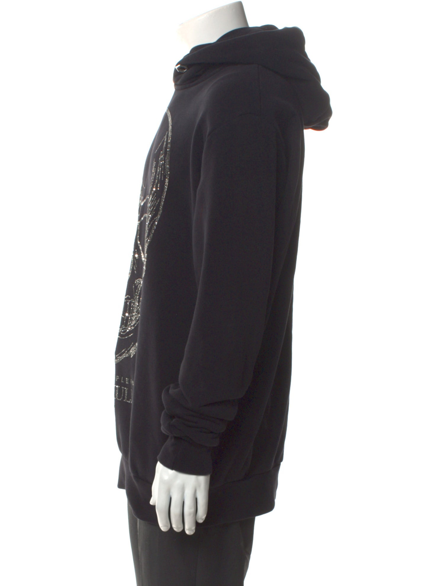 Plein Sud Graphic Print Crew Neck Hoodie