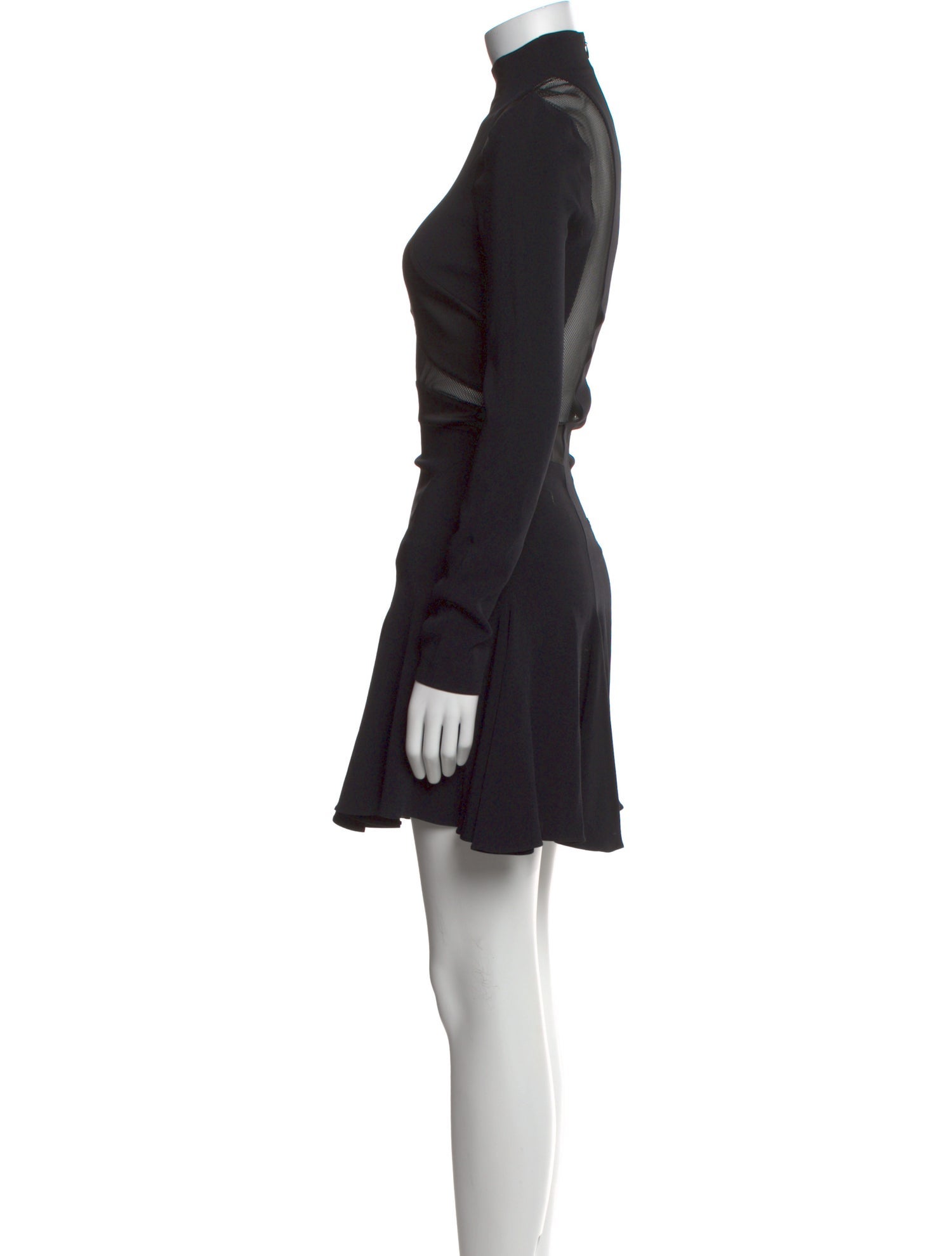 Plein Sud Mock Neck Mini Dress