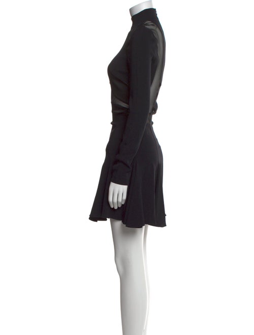 Plein Sud Mock Neck Mini Dress