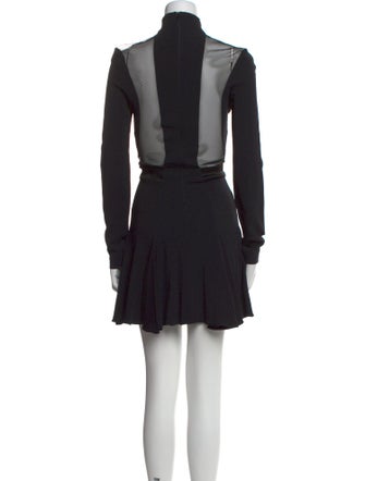 Plein Sud Mock Neck Mini Dress