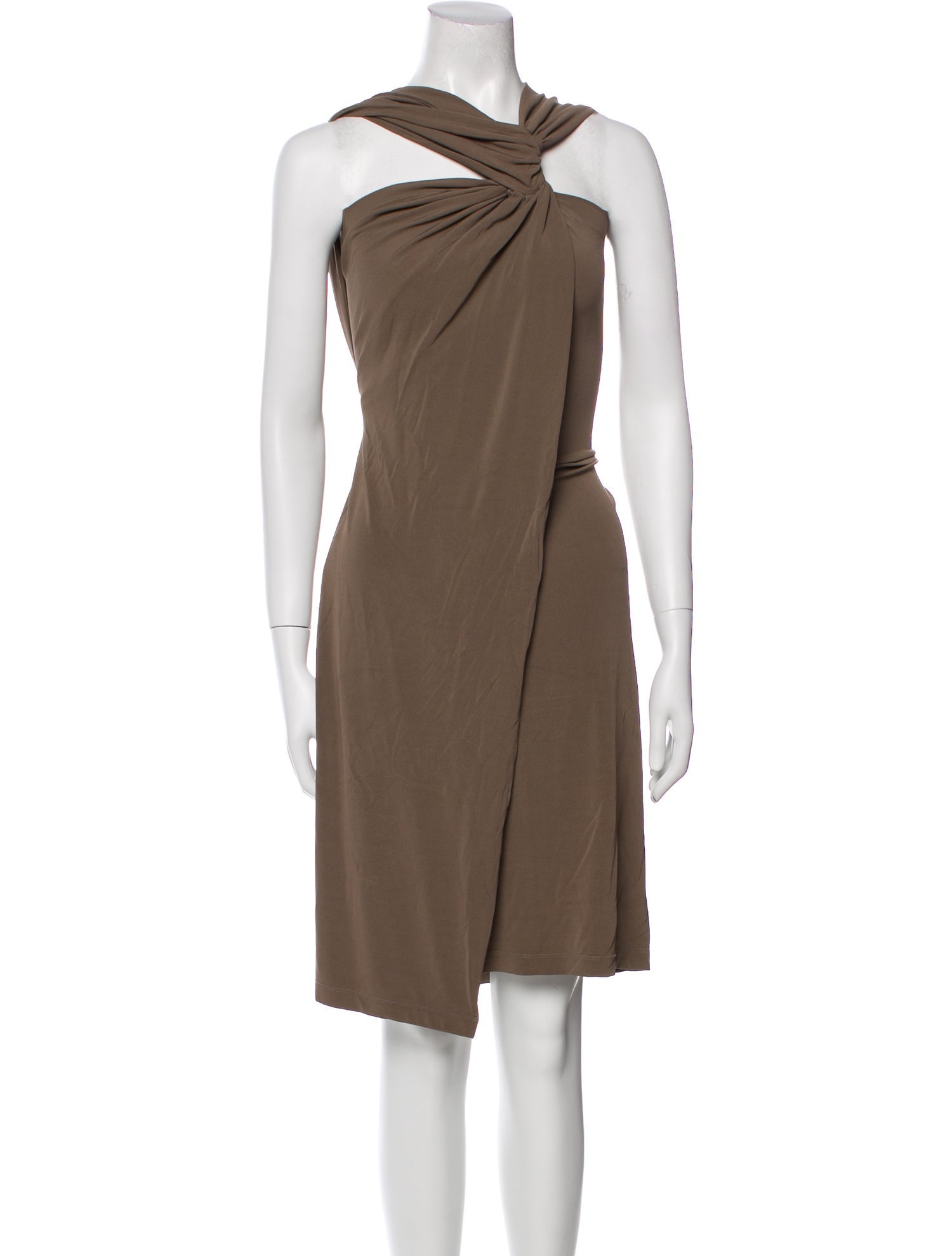 Plein Sud One-Shoulder Knee-Length Dress