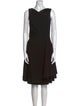 Plein Sud Cowl Neck Knee-Length Dress