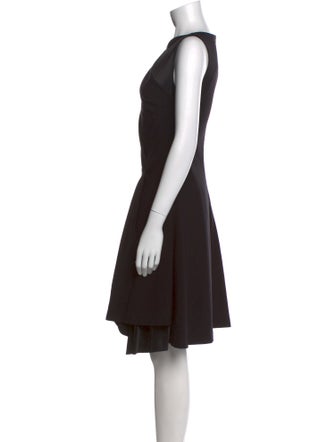 Plein Sud Cowl Neck Knee-Length Dress