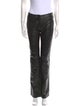 Plein Sud Leather Straight Leg Pants