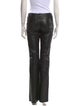 Plein Sud Leather Straight Leg Pants