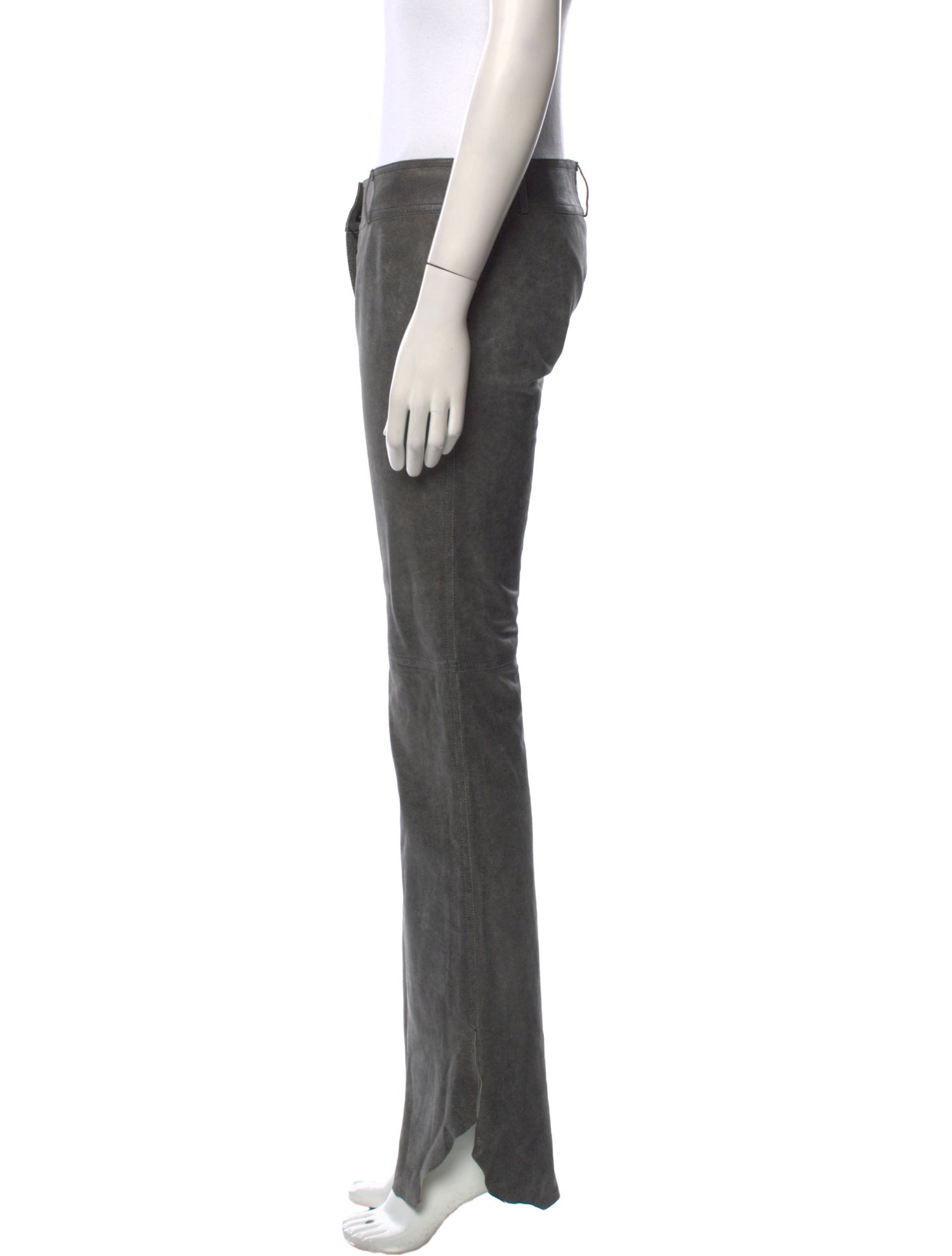 Plein Sud Leather Wide Leg Pants