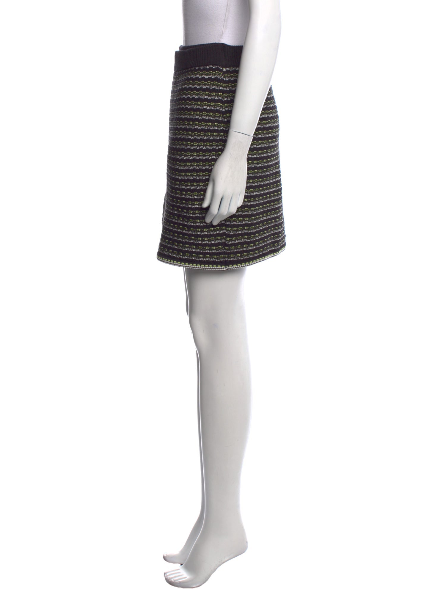 Paola Bernardi Tweed Pattern Mini Skirt w/ Tags