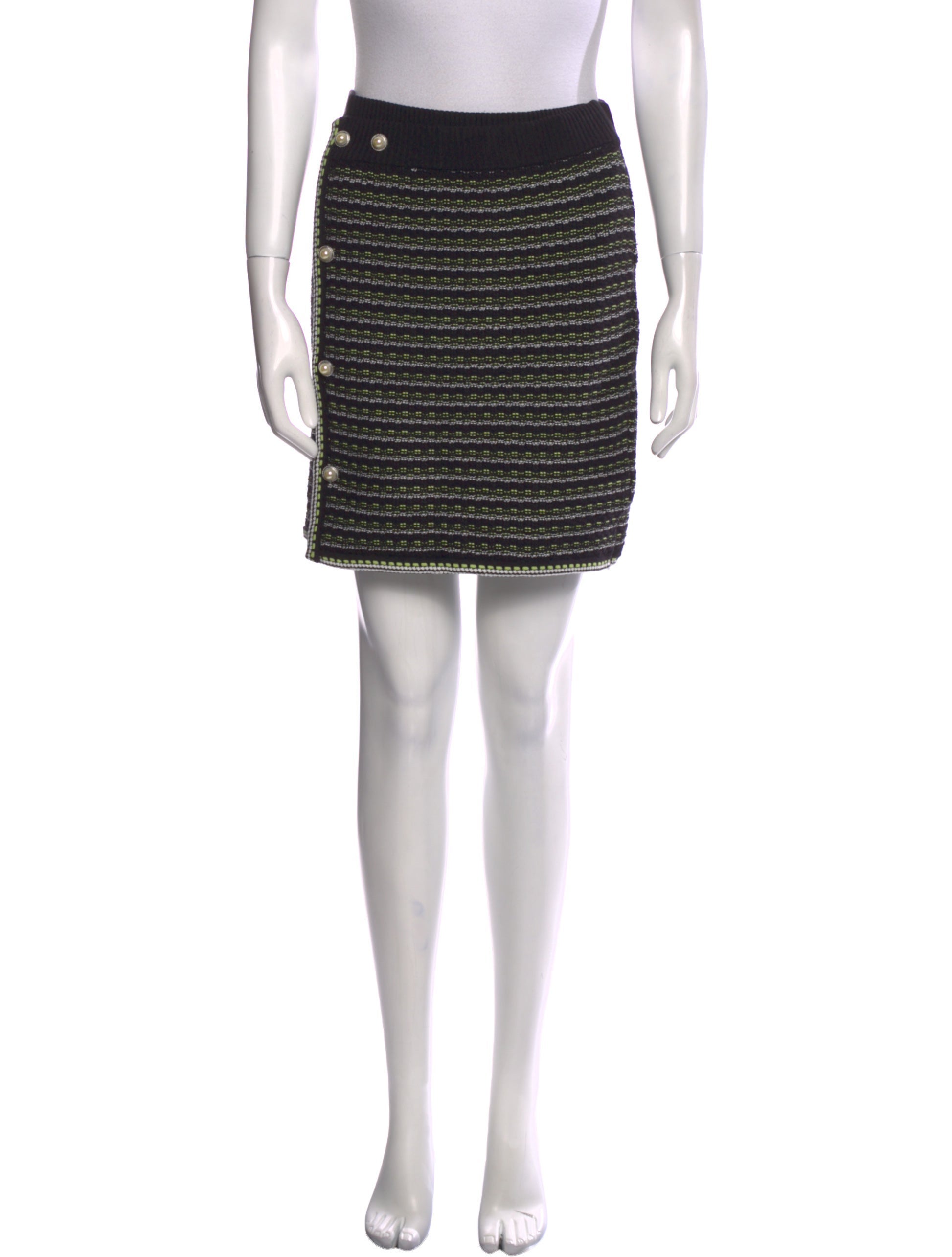 Paola Bernardi Beaded Accents Mini Skirt w/ Tags