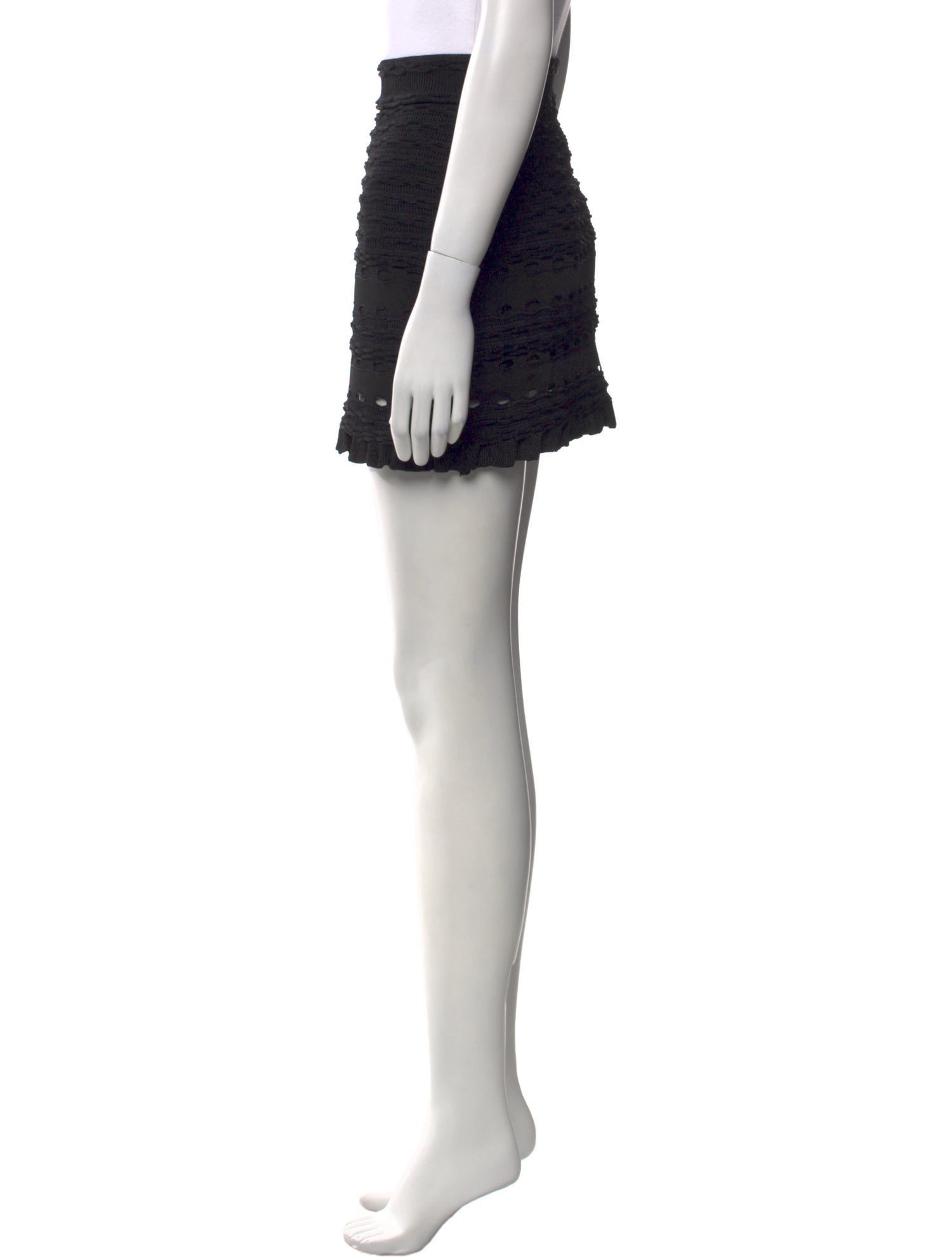 Paola Bernardi Cutout Accent Mini Skirt