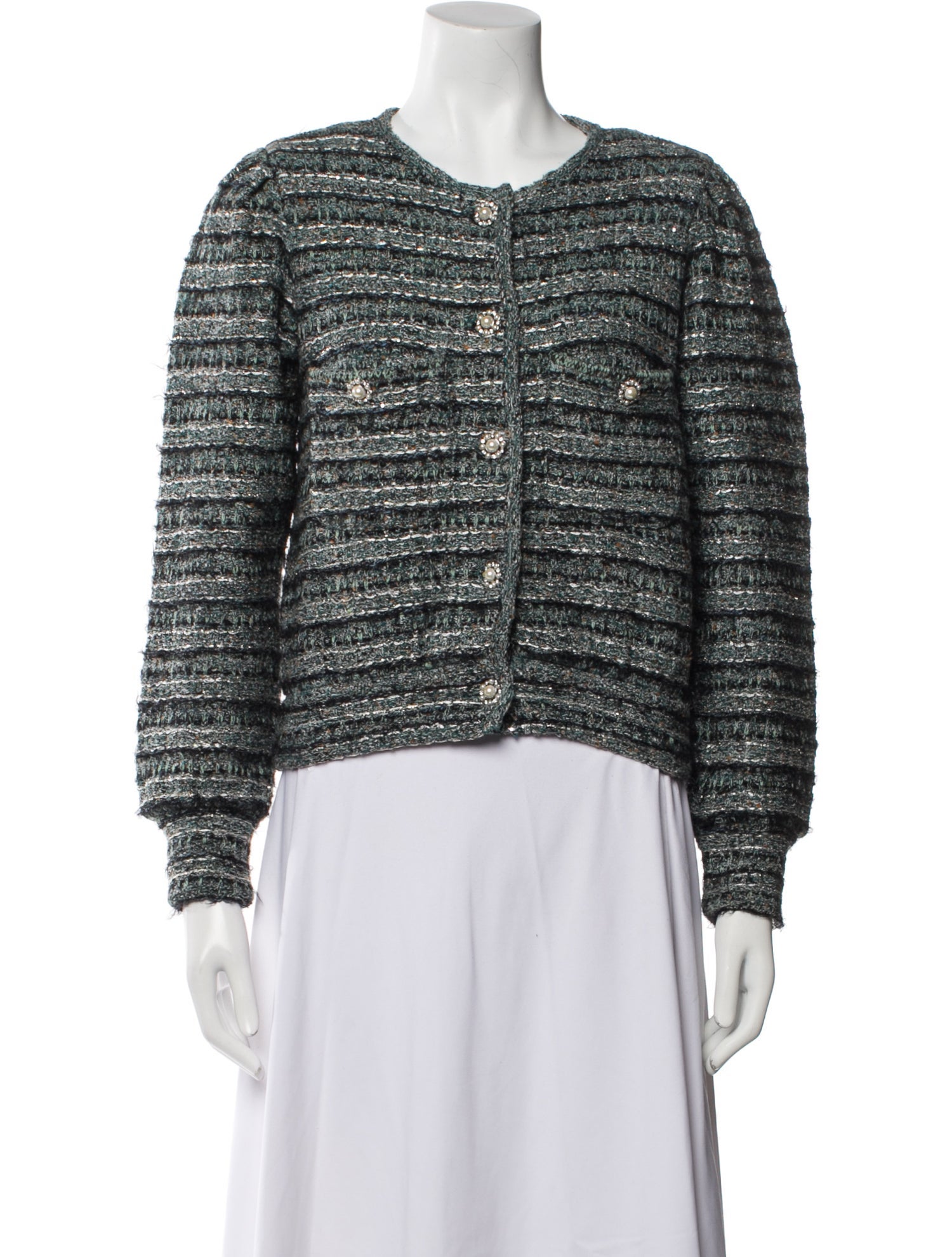 Paola Bernardi Tweed Pattern Jacket w/ Tags