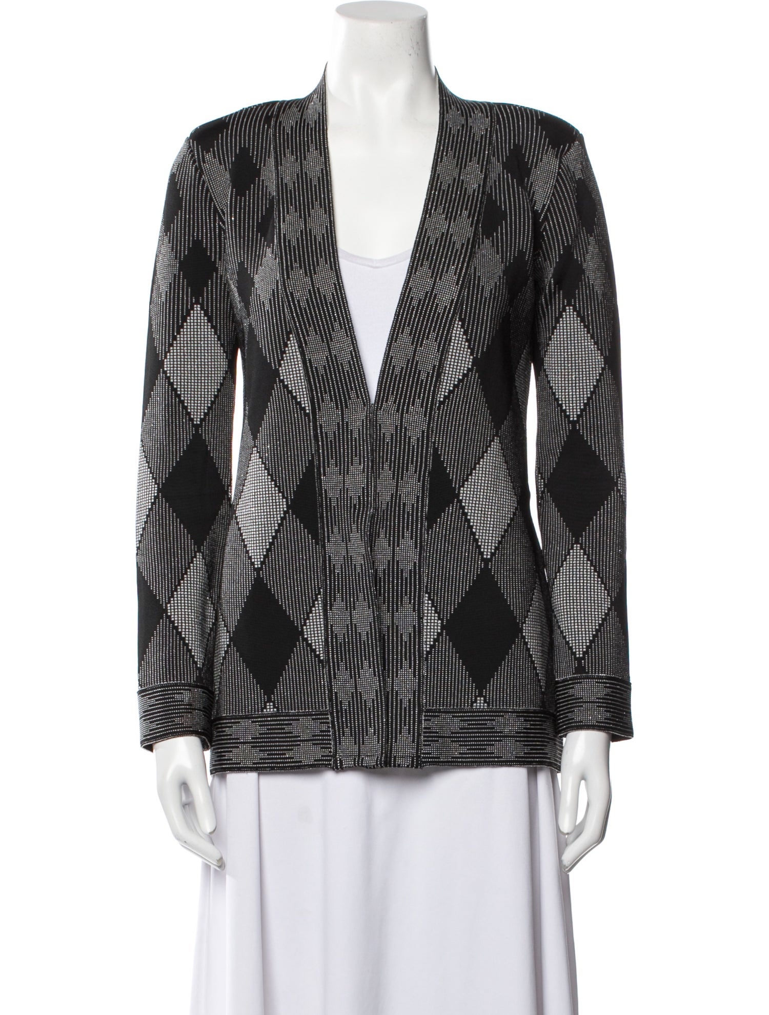 Paola Bernardi Plaid Print Blazer