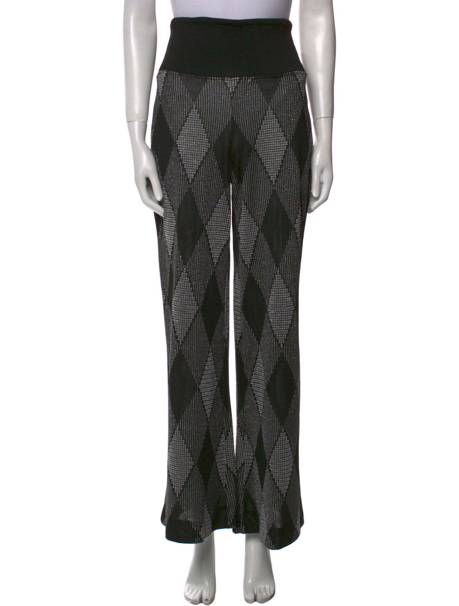 Paola Bernardi Printed Wide Leg Pants