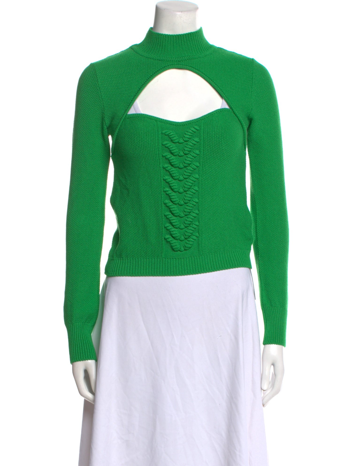 Paola Bernardi Turtleneck Long Sleeve Sweatshirt